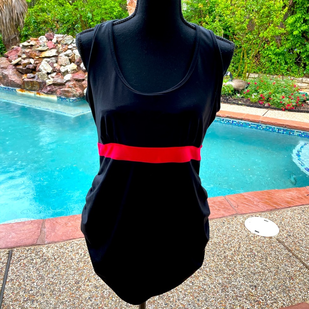 Maternity black top, size M
